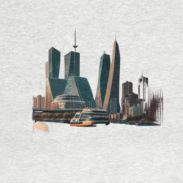 Future City Skyline by Quotigner